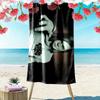 Georg Listing Print Beach Towel, Large Soft Quick Dry Towel for Beach Camping Swimming