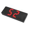 Digital Alarm Clock Electronic Desktop Clock with Temperature Display Voice Control Rectangle LED Clock for Home Bedroom