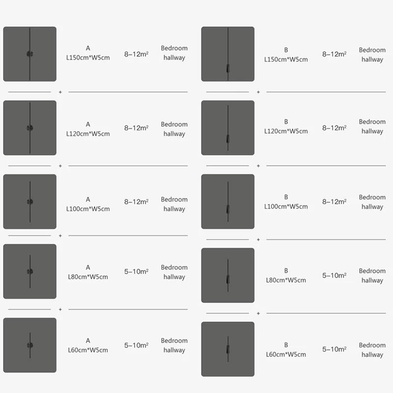 Современный светодиодный настенный светильник с длинной палкой, простой скандинавский фон для интерьера, настенные светильники для гостиной, спальни, лестницы, отеля