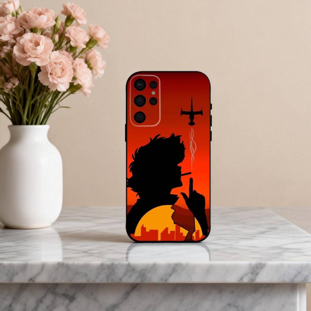 A-Аниме C-Ковбой-Y B-Бебоп-P Чехол для телефона для Samsung S25, S24, S21, S22, S23, S30, Ultra, S20, Plus, Другие Мягкий Черный Чехол