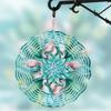 10 Inch Hanging Wind Spinner Outdoor Garden Decor for Spring Summer 360 Rotating Hook Creative Gift Idea for Friends and Family