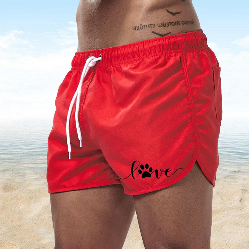 Мужские купальники, короткие быстросохнущие пляжные шорты, сексуальный купальник, летние плавки для купания, повседневные брюки Sunga Surf, волейбол