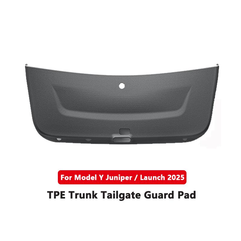 For Tesla Model Y Launch 2025 Juniper Rear Trunk Seat Backrest Cushion Front Rear Trunk Anti-Kick Mats TPE Car Accessories