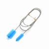 Flexible Cleaning Ended Brush Double Tubes Brush Pipe Fish Tank Spring Clean Tool(Blue)