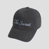 The Sweat. Cursive Logo Cap - CHARCOAL