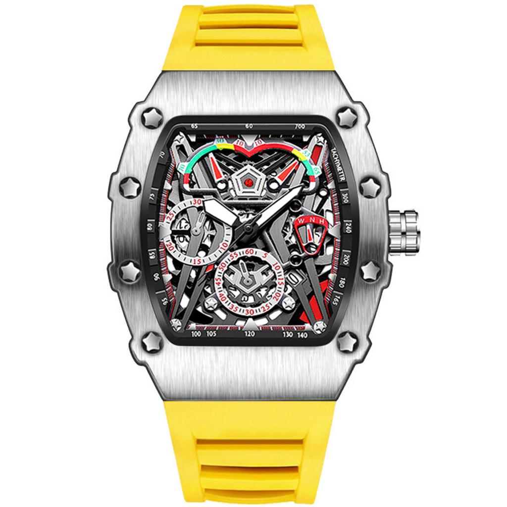 Men's Waterproof Luminous Running Alarm Clock Watch