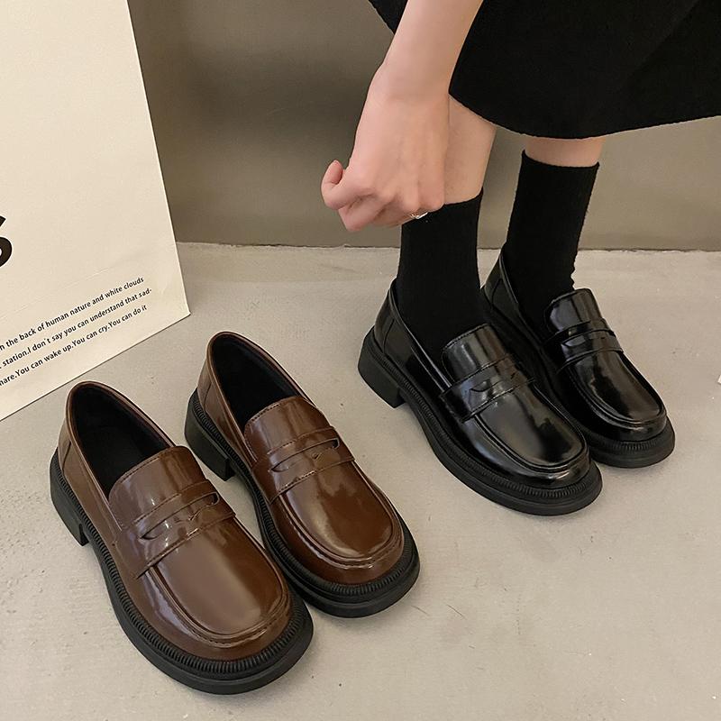 2024 летние женские новые модные однотонные туфли Мэри Джейн в стиле ретро с круглым носком, повседневные женские туфли на высоком каблуке для покупок, Zapatos Mujer