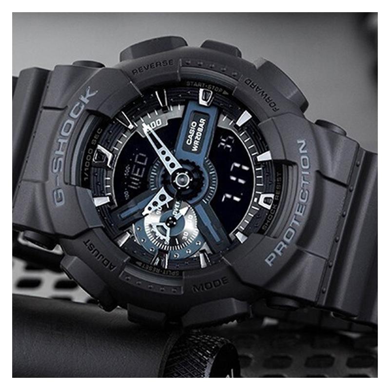 Casio Watch Series-GABA Black Samurai Ice Cream Macaron 200m Waterproof Quartz Movement Japanese and Korean Watch Same Style GA-110-1BDR&BA-110RG-7A