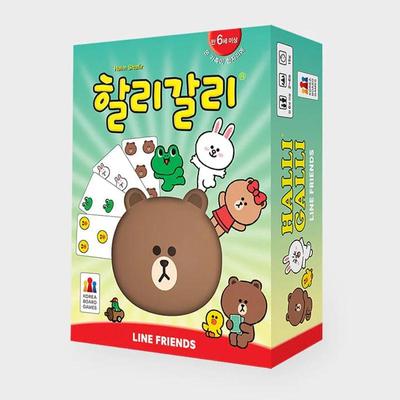 LINE FRIENDS Настольная игра Halli Galli с милым дизайном