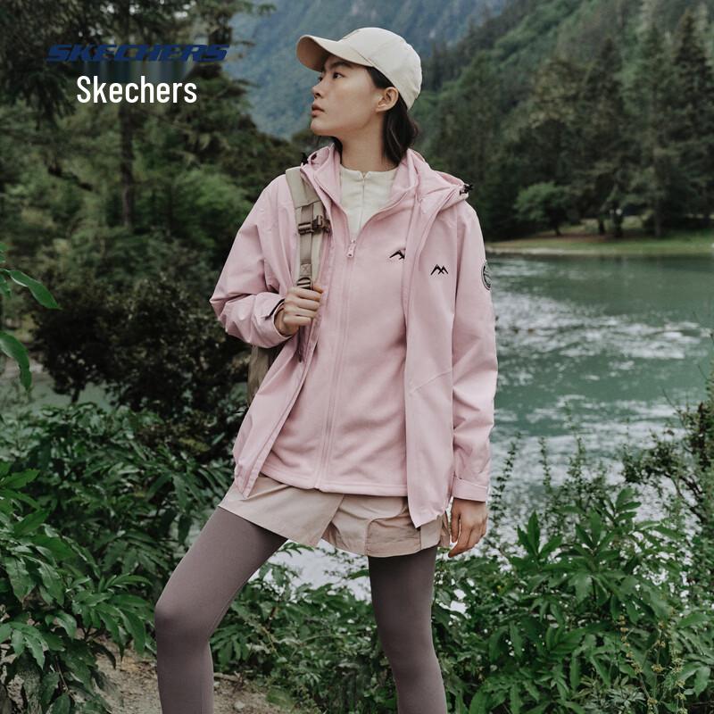 Skechers Женская зимняя куртка 3-в-1 с флисовой подкладкой