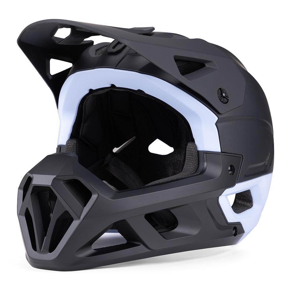 Protective Off-road Helmet Mountain Bike Full Helmet Adult Men's and Women's Bicycle Off-road Full Helmet Integrated Forming