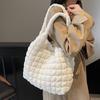 Wrinkled Cloud Bag Women's Down Cotton Jacket Bubble Bag Large Capacity Tote Bag Commuter Crossbody Bag Pleated Bag