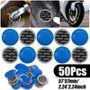 50Pcs Rubber Tire Patches Repair Tool 2.24 Inches Round Radial Tyre Rubber Patches Kit For Car Truck Bus Tractor Vehicle