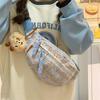 Японская милая клетчатая сумка кроссбоди и поясная сумка – корейский студенческий стиль