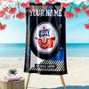 Custom Name FC Hansa Rostock Print Beach Towel, Large Soft Quick Dry Towel for Beach Camping Swimming -HE47