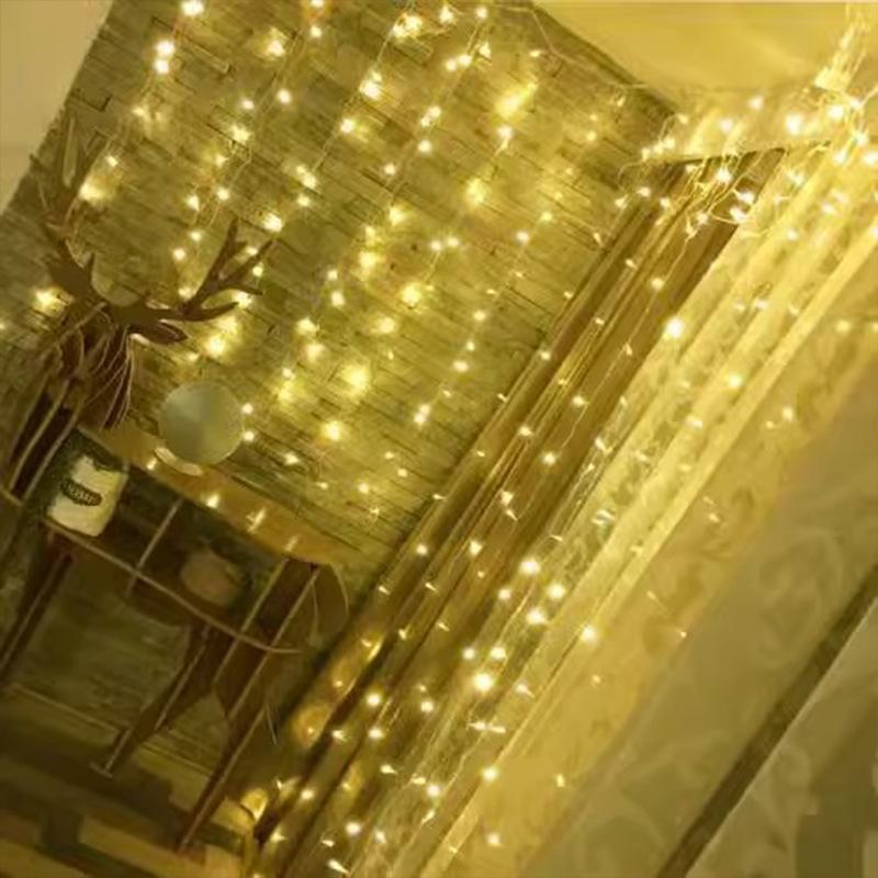 Starry LED String Lights: Vibrant Colorful Flashing Star Wave Balls for Room Atmosphere & Decoration