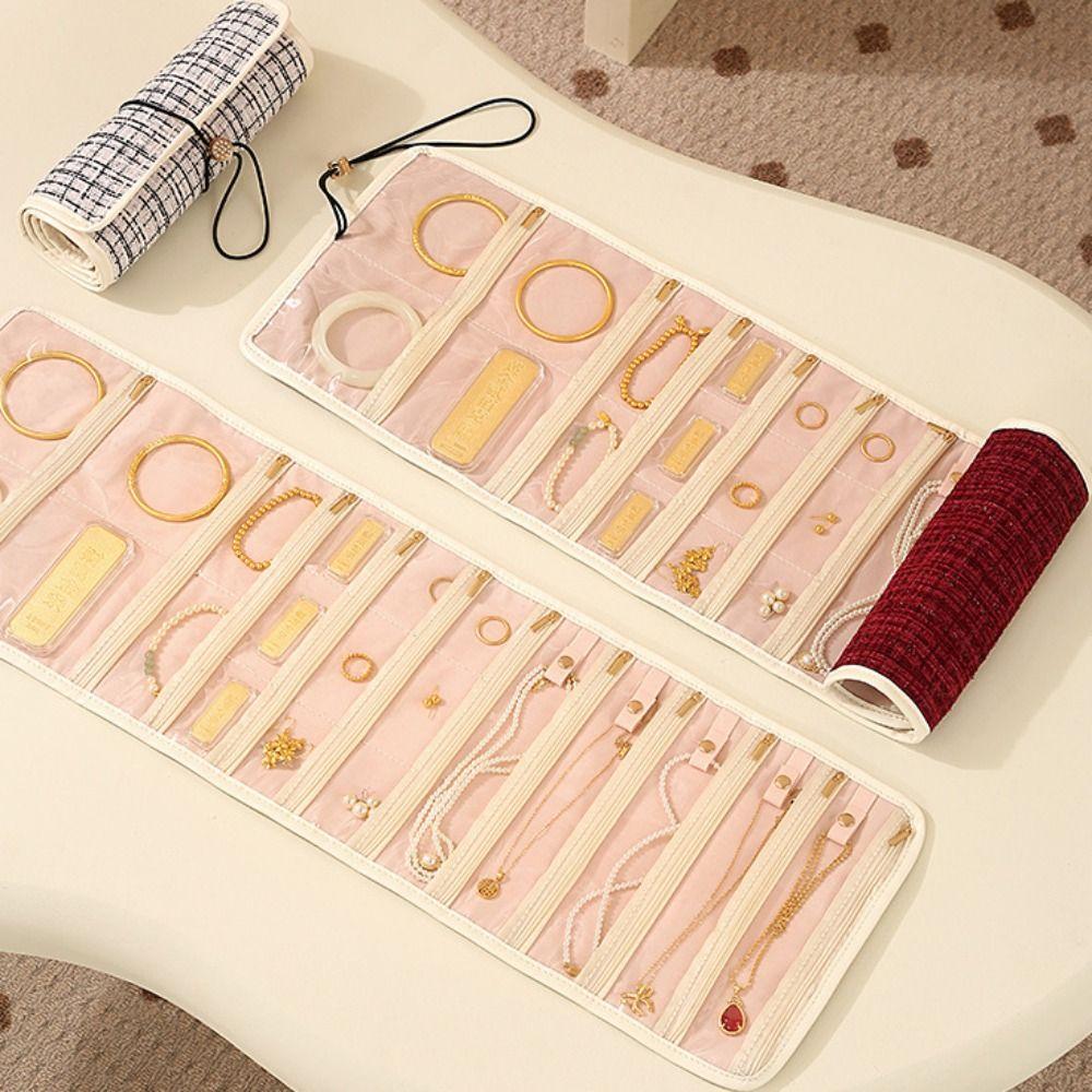 Многослойная складная сумка для украшений Складная сумка для хранения украшений Кольца Браслет