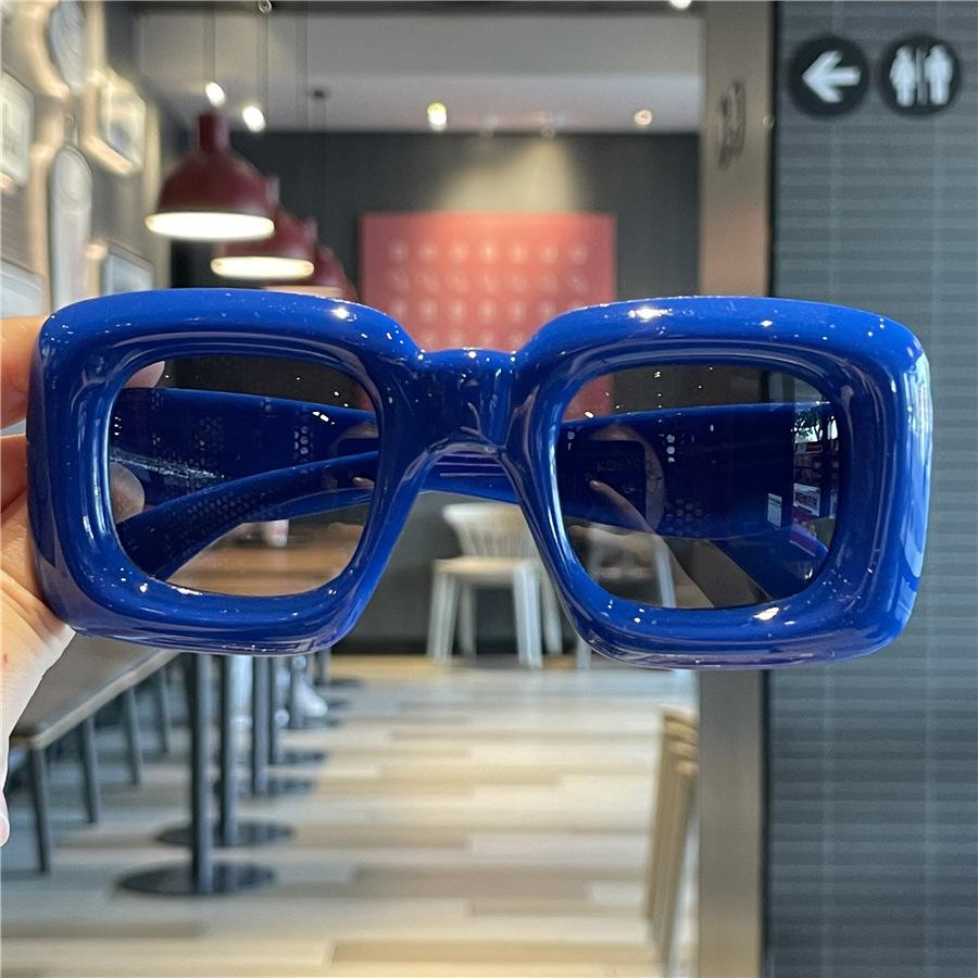 Забавные универсальные детские солнцезащитные очки, детские солнцезащитные очки карамельного цвета, родительско-детские очки с большой оправой, защищающие от ультрафиолета