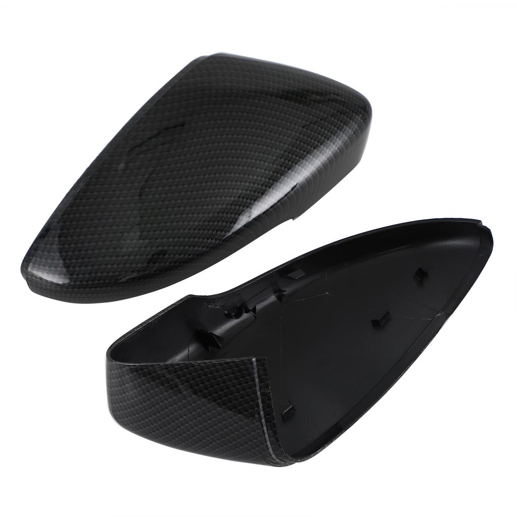 Left & Right Rear Door Wing View Mirror Cover Cap 3C8857537 For VW Jetta Passat