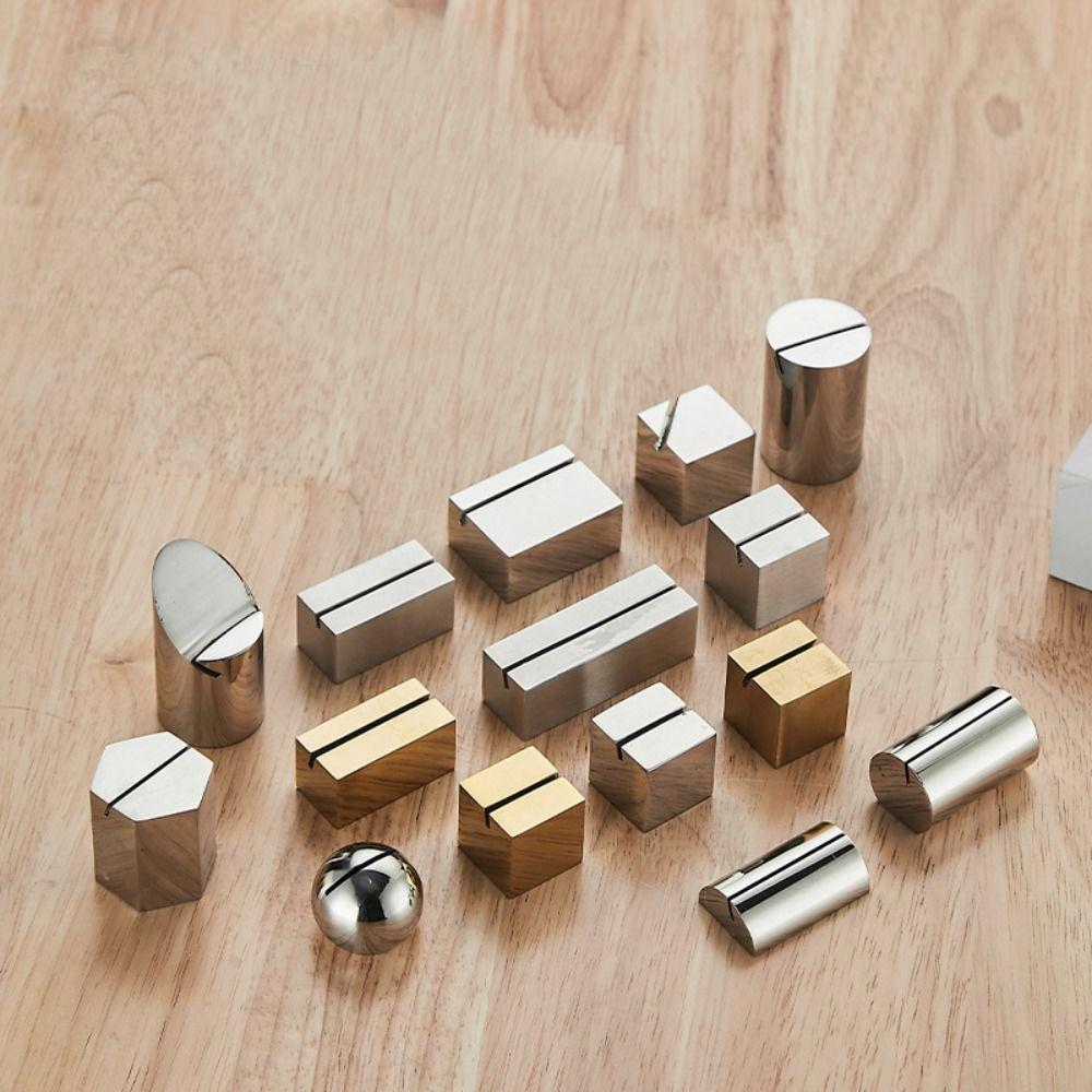 Funny Menu Memo Holder Solid Number Sign Holder Label Holder  Wedding Anniversary