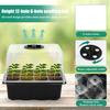 Seeds Starter Tray 6 Cells/12 Cells Seeds Germination Tray with Adjustable Humidity Vent Plant Nursery Box for Indoor