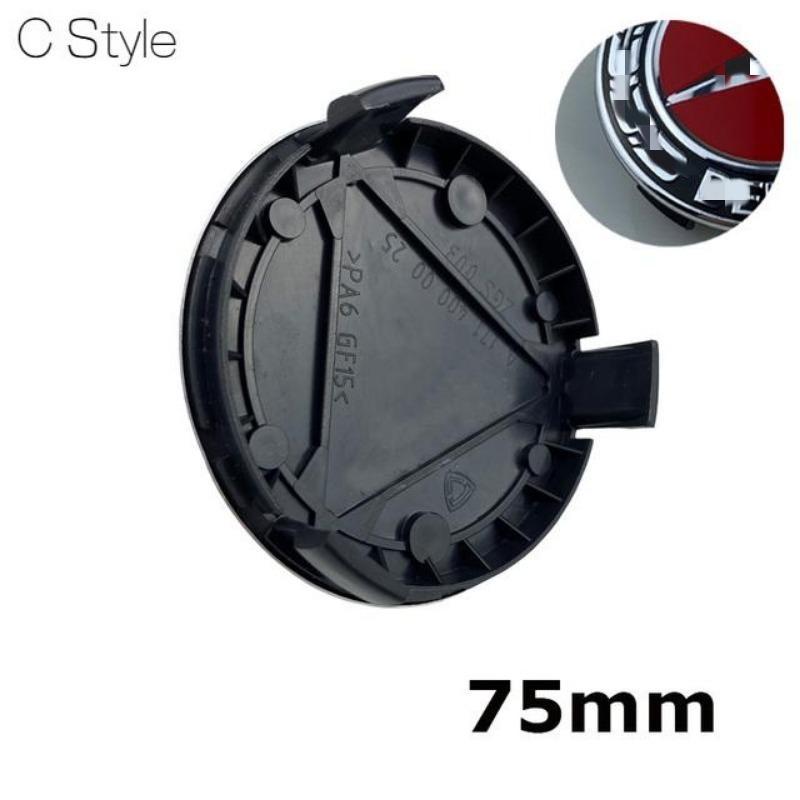 4 шт./лот 75 мм Колпачки ступицы колеса автомобиля Эмблема значок Для B/-e-n/z A1714000025 Аксессуары