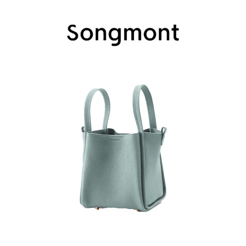 Сумка-ведро Songmont Mountain Pine Medium Cowhide Commuter Bucket Bag – вместительная, портативная и стильная