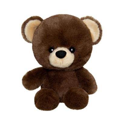 Мягкая игрушка Aurora World Новый пушистый медведь темно-коричневый SS