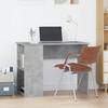 VidaXL Desk Concrete Grey 100x55x75 Cm Engineered Wood 823028