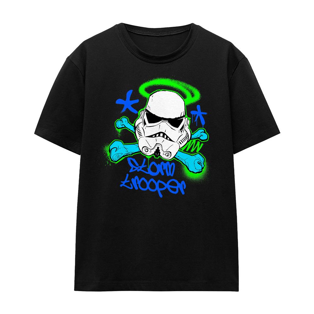 Star Wars Unisex Adult Stormtrooper Stencil T-Shirt