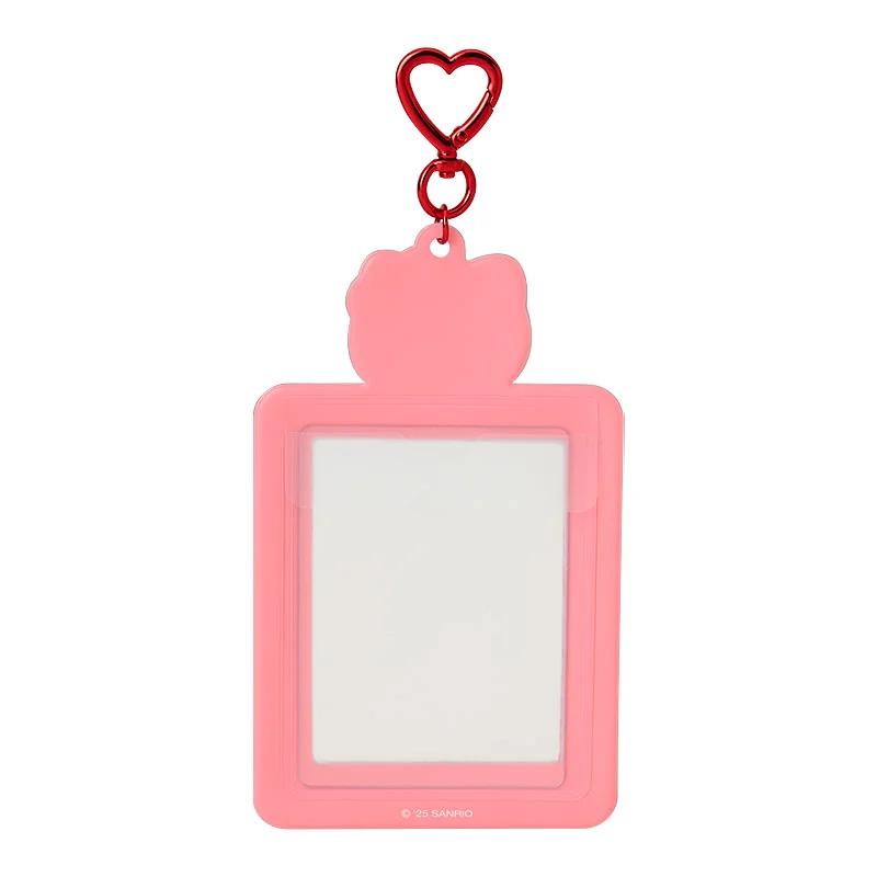 Держатель для коллекционных карточек Sanrio Hello Kitty, леопардовый красный (Наслаждайтесь идолом) Япония НОВЫЙ