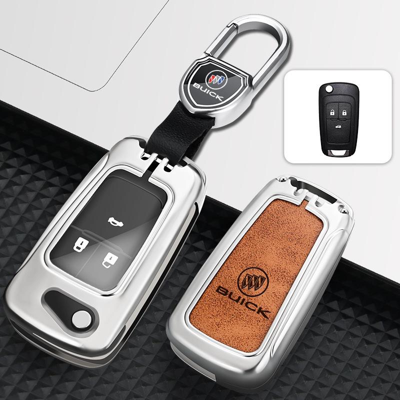 2021 Buick Key Cover for Excelle, Regal, Envision, LaCrosse, Verano – Men's High-Grade Shell Bag