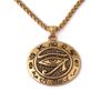 Винтажный кулон «Всевидящее око», ожерелье для мужчин и женщин, религиозный амулет, ювелирные изделия