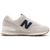 New Balance Кроссовки унисекс Nb 574 Retro с низким верхом, устойчивые к скольжению, для повседневной носки, серые/белые U574NGB-D