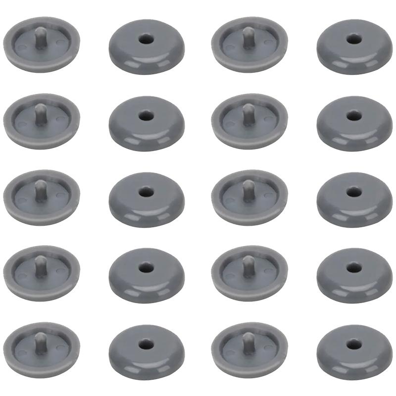 10/50pcs Car Safety Seat Belt Buckle Stopper Automobile Seatbelt Spacing Limit Stop Plastic Black Gray Beige Button Accessories