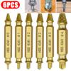HHS Double Ended Screw Extractor Damaged Screw Extractor Drill Bit Extractor Drill Set Broken Speed Out Bolt Extractor Bolt Stud