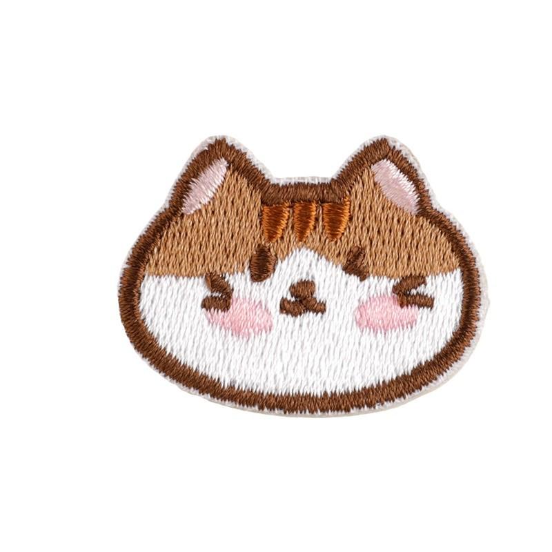 Корея Нашивка Мультяшное Животное Вышивка Самоклеящийся Патч для DIY Одежды и Аксессуаров