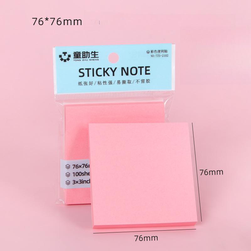 100-Color Sticky Notes - 4-Color Memo Pads, Tearable for Office, Home & School, Perfect for Holidays & Gifting
