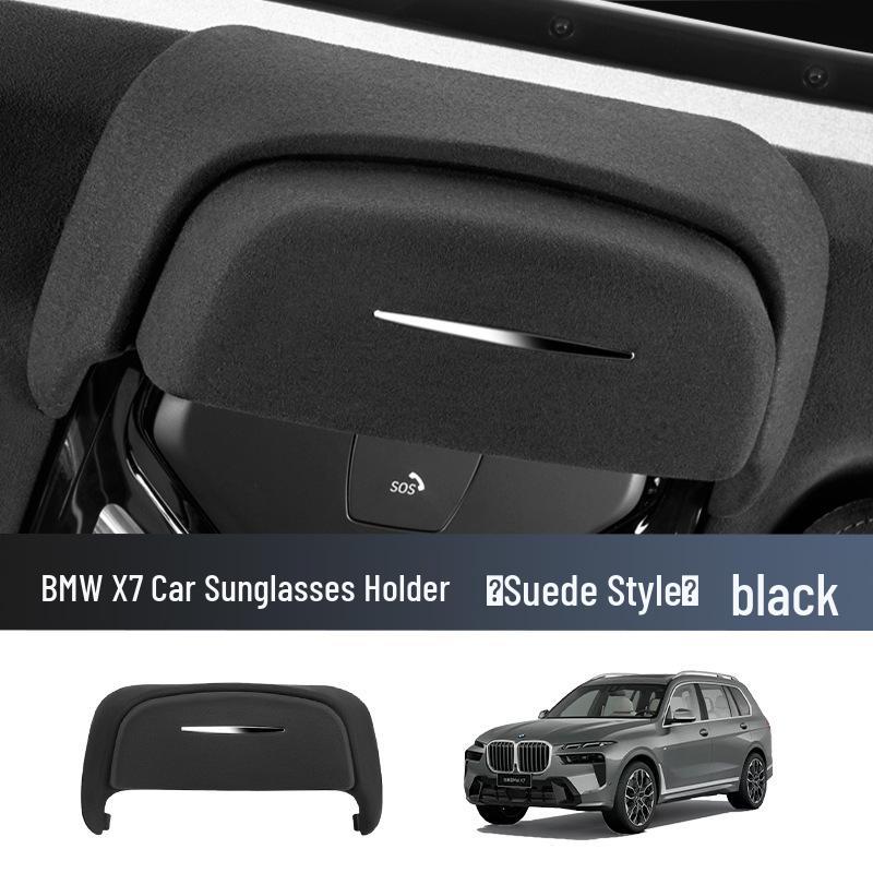 Зажим для очков из замши и футляр для хранения солнцезащитных очков, совместимые с BMW.