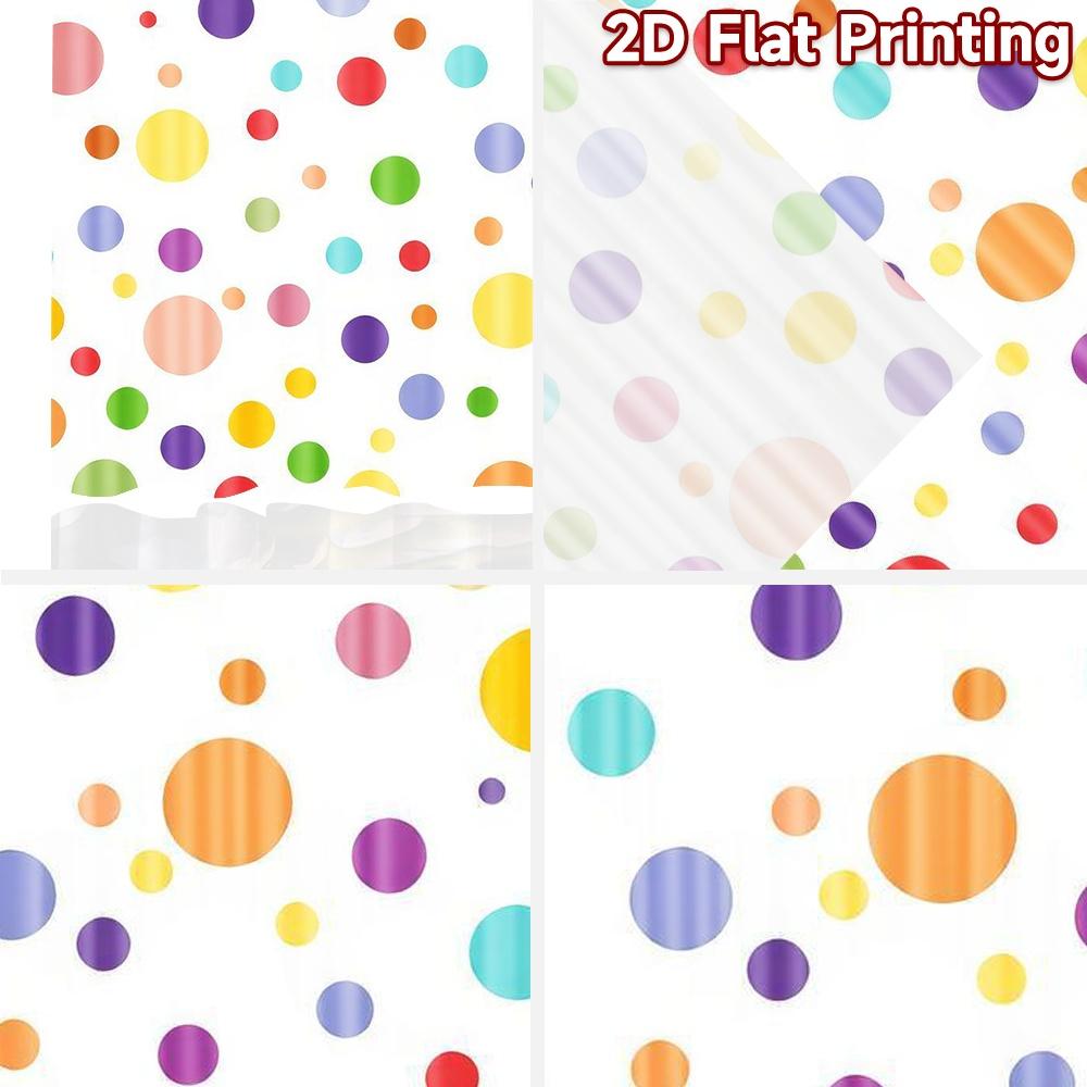 2D flat Photography Backdrop Background cloth Colorful Dots on White 100% Polyester Party & Holiday Decor Perfect for