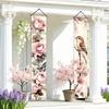 Easter Porch Sign Bird Butterfly Mother 1 Pair Indoor Outdoor Decor