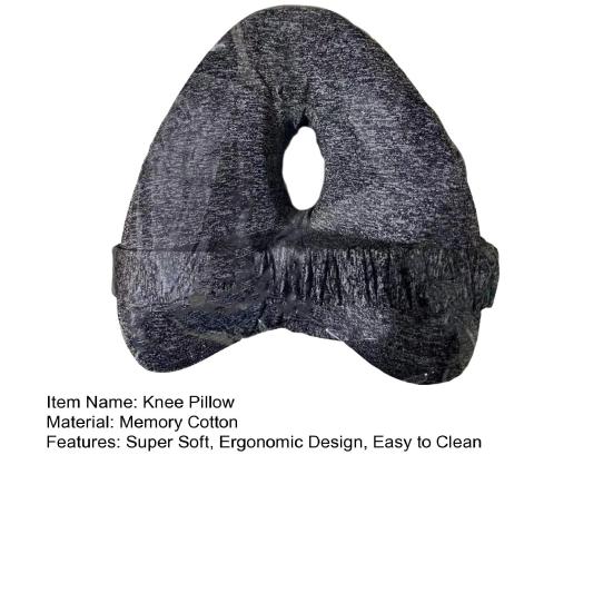 Подушка для колена из пены с эффектом памяти, мягкая, дышащая, застежка-молния, эргономичный дизайн, подушка для выравнивания ног, подушка для поддержки колена