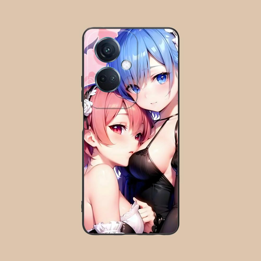 Чехол для мобильного телефона ReZero Rem Ram из матового ТПУ для OPPO Find X9 X8 X7 X6 X5 X3 X2 Plus s Pro Ultra Lite, цветная печать