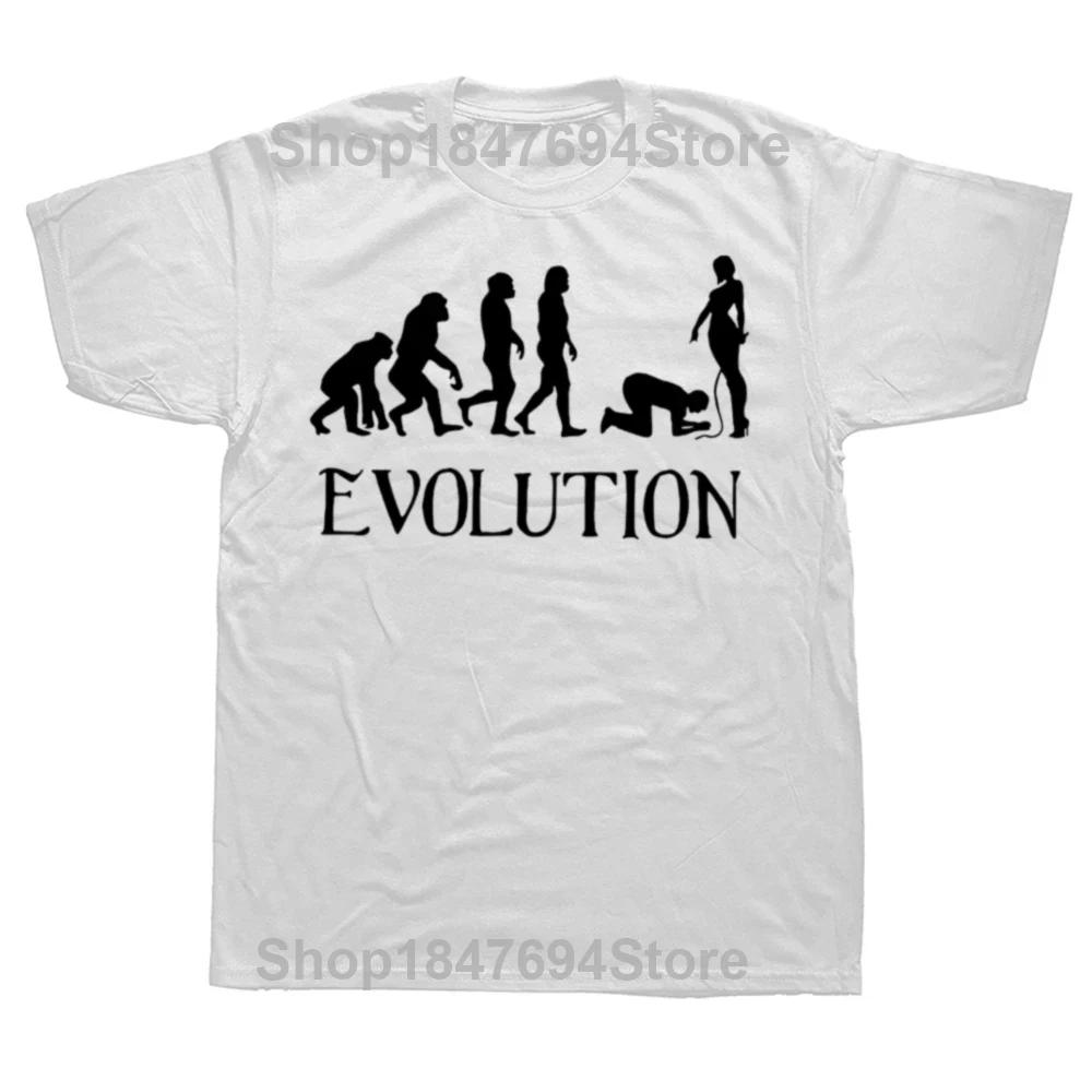 Funny BDSM Evolution T-Shirts for Men Women Summer Style Loose 100% Cotton Tees O Neck Short Sleeve T Shirt Clothing