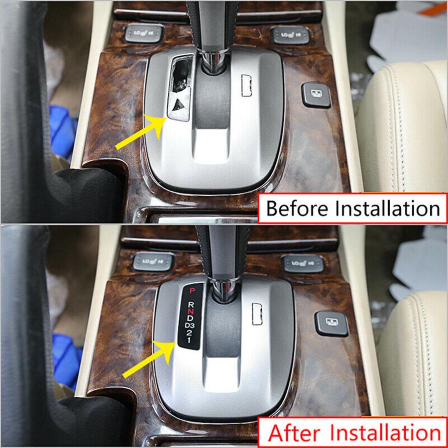 Наклейка на панель переключения передач, накладка селектора P/R/N/D/D3/2/1 для Honda Accord 08-13