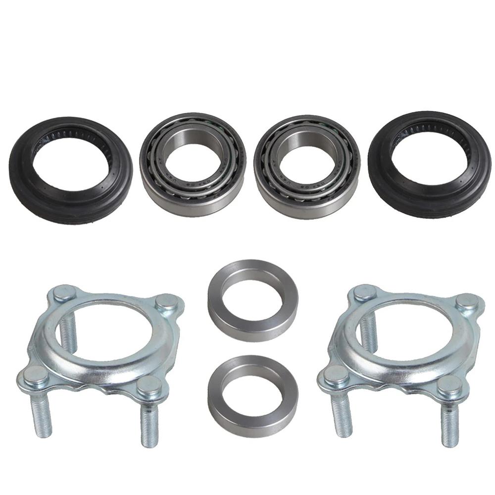 2 Set Rear Axle Bearing Seal & Retainer Kit For 2007-2018 Jeep JK Wrangler L & R