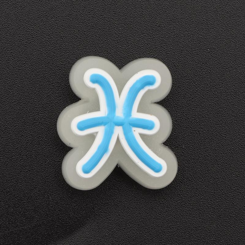 Новые светящиеся в темноте значки для обуви, светящийся набор значков для сабо, сандалий, украшение для обуви, сделай сам для мужчин, женщин, детей, 1 шт.