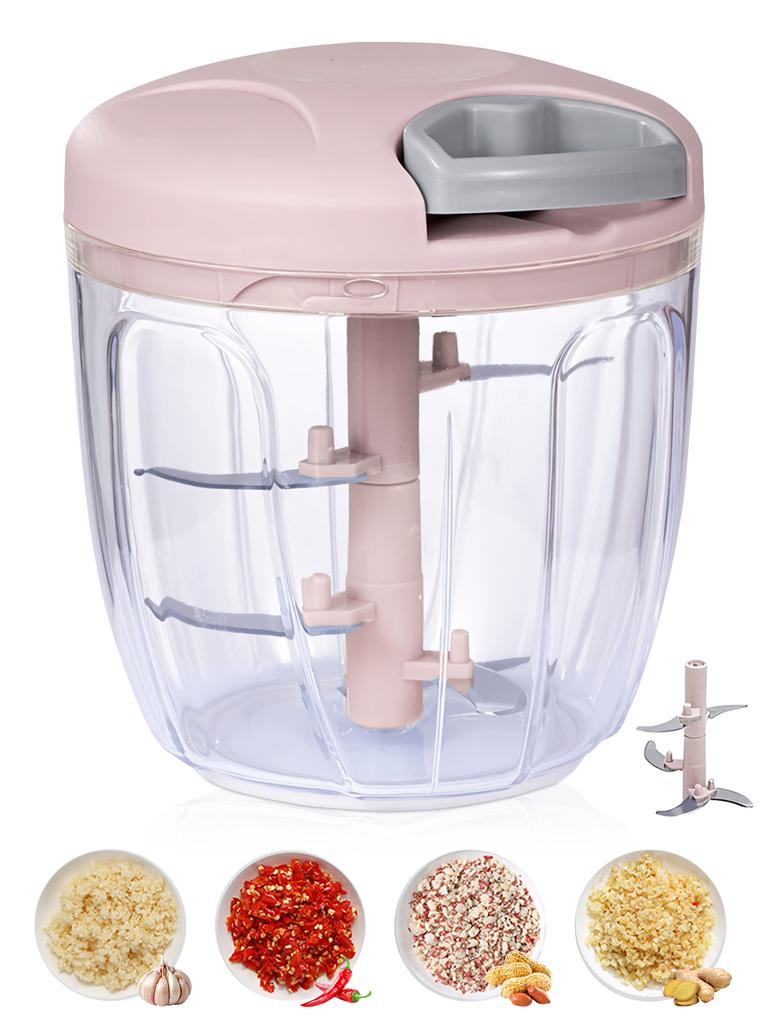900 мл Очень большая вместимость Ручной измельчитель чеснока/Овощерезка/Кухонная мясорубка/картофелемялка - Кухонная утварь