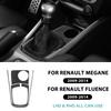 Настоящая мягкая карбоновая наклейка для Renault Fluence Megane 3 RS 2009 2010 2011 2012 2013 2014 2015 LHD RHD Отделка панели переключения передач