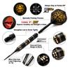 CUESOUL JAZZ-METAL series 21g steel tip darts set + AK5 integrated shaft and flight M (CSJM-JMYH21)